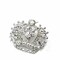 Crown Rhinestone Brooch Pin For Clothing Bags DIY Crafts 1 3/4 Inch X 1 1/2 Inch